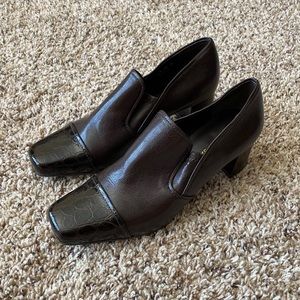 Franco Sarto Square Toe Heels